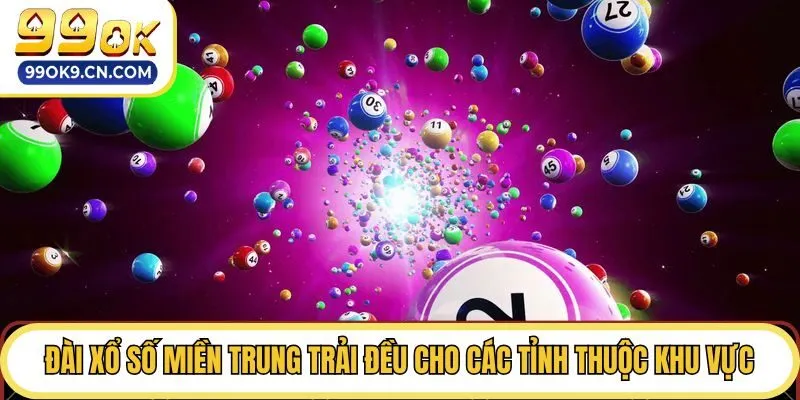 Đài xổ số miền Trung trải đều cho các tỉnh thuộc khu vực